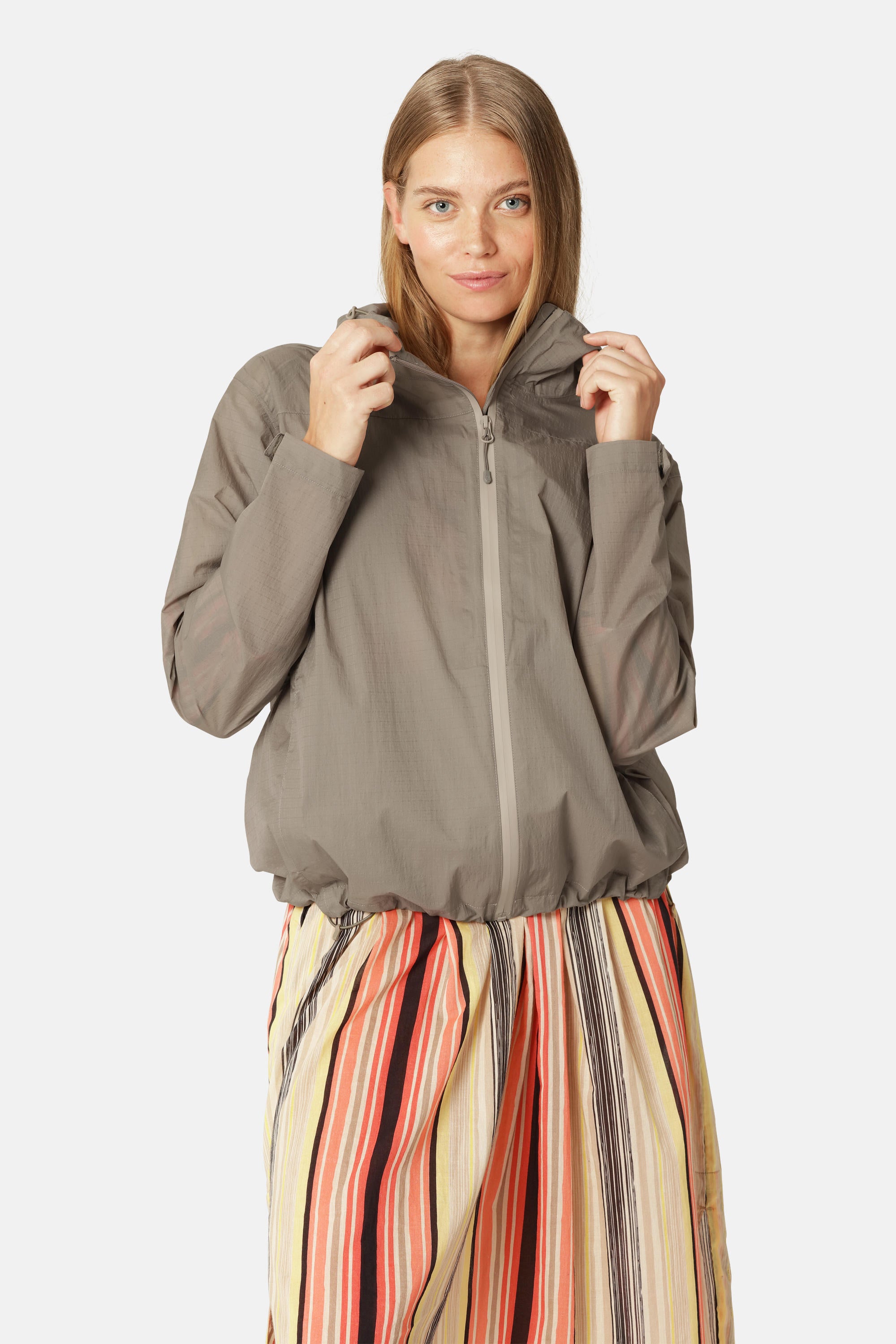 Chaqueta Cortavientos Impermeable - Greige